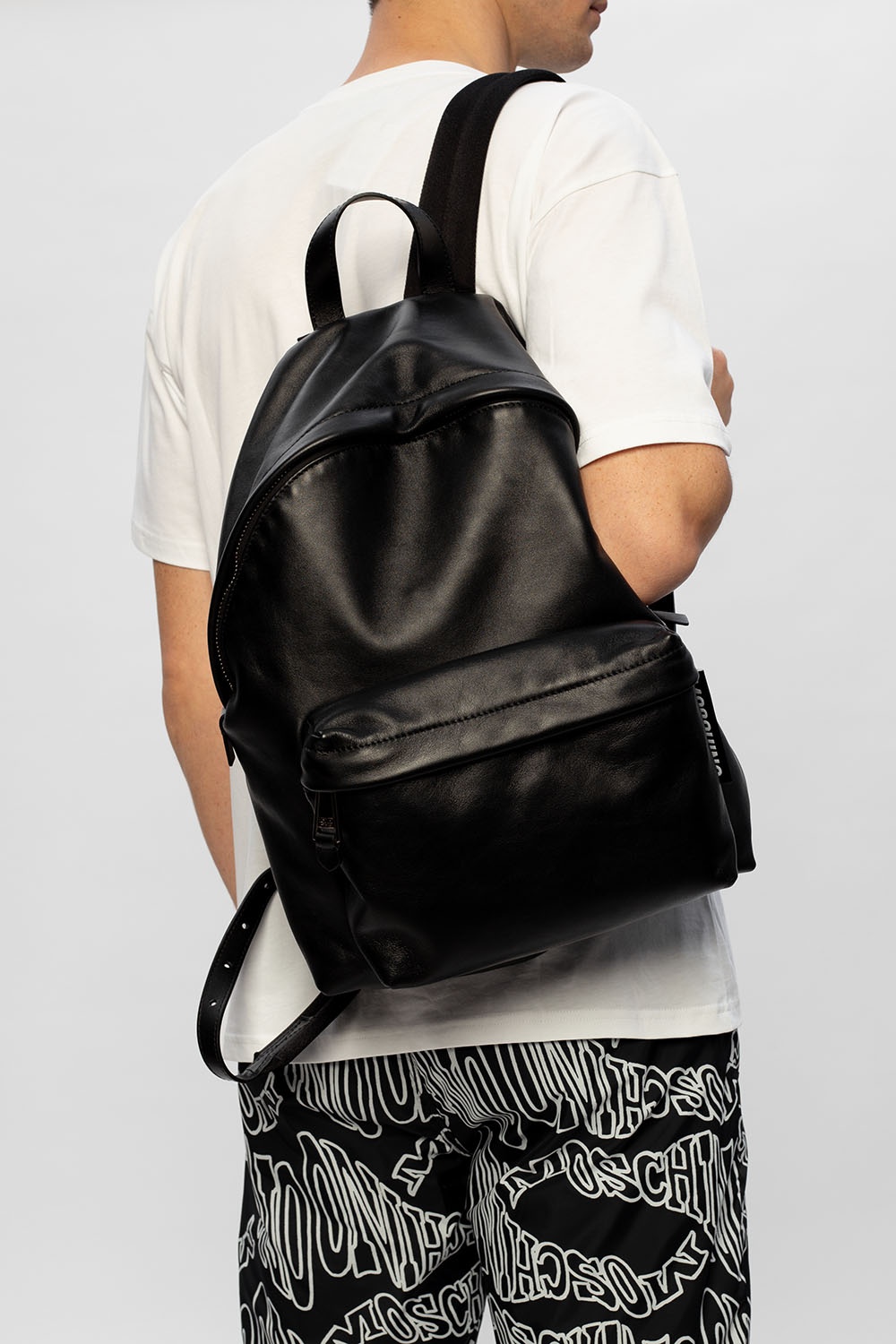 Moschino backpack mens sale